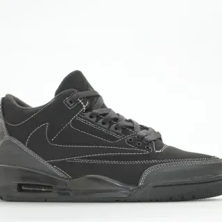 Tênis de basquete Air Jordan 3 com estampa de elefante preto