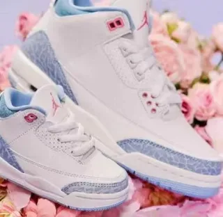 Air Jordan 3 Off-White y Naranja Zapatos de Baloncesto 2