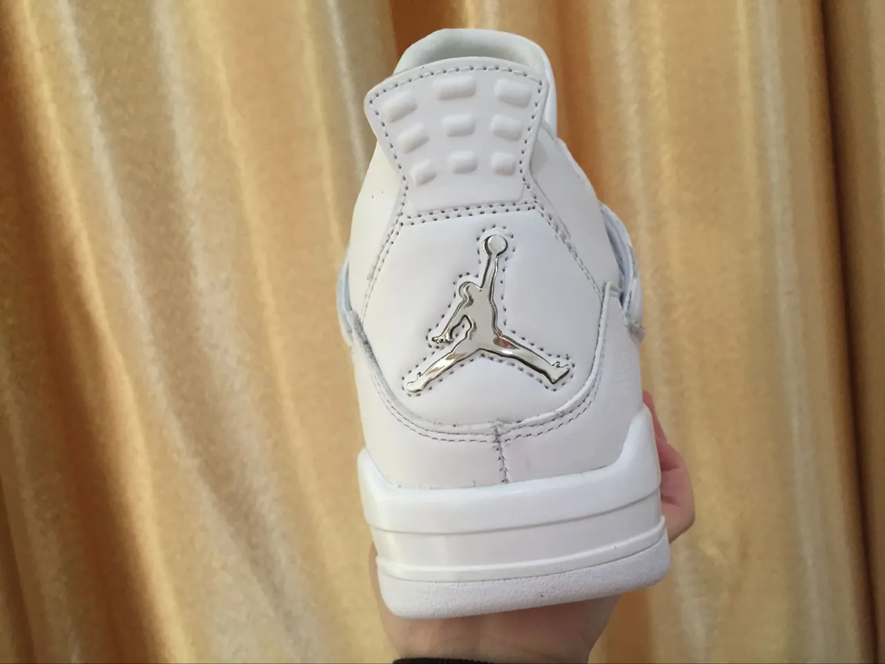 Air Jordan 4 zapatillas de baloncesto totalmente blancas 11