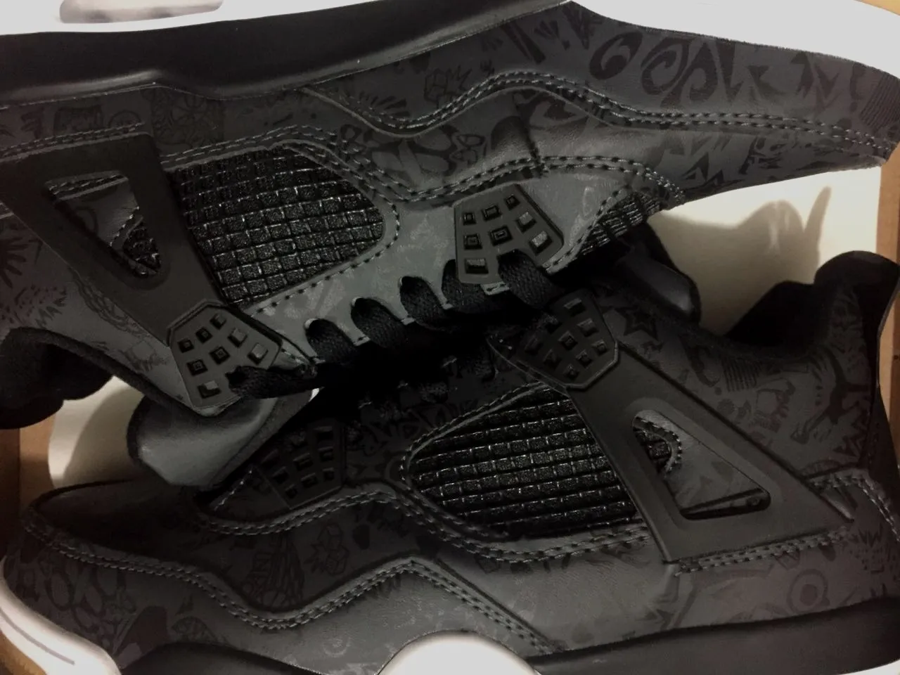 Tênis de basquete Air Jordan 4 Black Gum 3