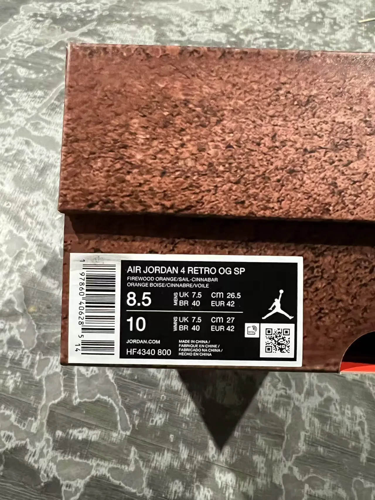 Zapatillas de baloncesto Air Jordan 4 rojo monocromático 14