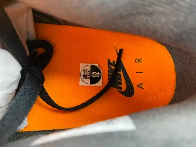 Air Jordan 4 Tênis de Basquete Camurça Verde Oliva Preto Jaula de Plástico 7