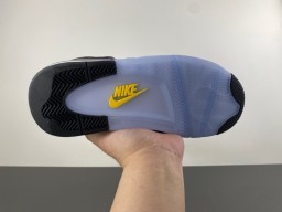 Air Jordan 4 tênis de basquete de cano alto em camurça roxa 9