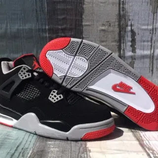 Tênis de basquete Air Jordan 4 Retro Black Cement
