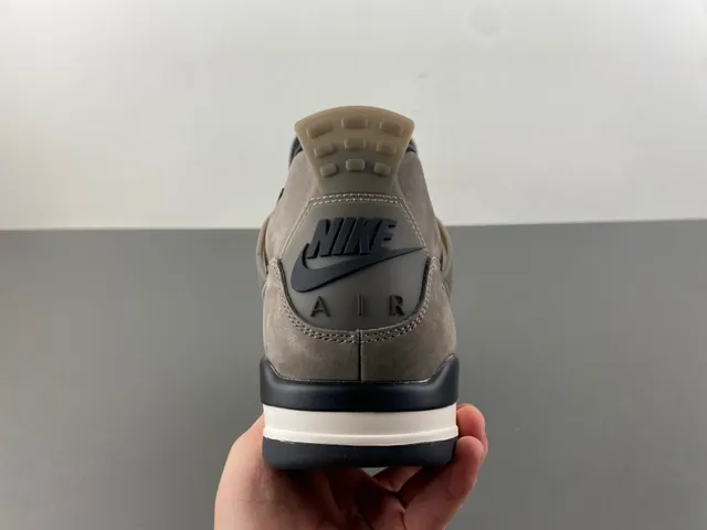 Air Jordan 4 Taupe Suede Basketball Shoes 4
