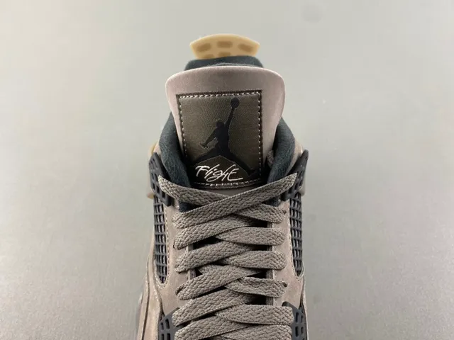 Air Jordan 4 Taupe Suede Basketball Shoes 6