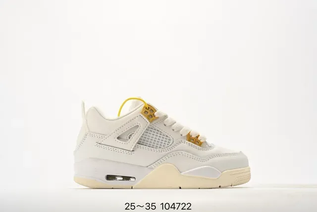 Tênis lifestyle Air Jordan 4 branco e azul 15
