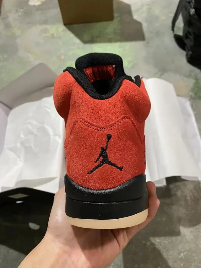 Air Jordan 5 Red Black Flame বাস্কেটবল জুতো 6