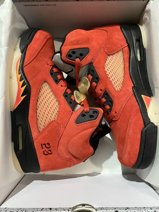 Air Jordan 5 Red Black Flame বাস্কেটবল জুতো 7