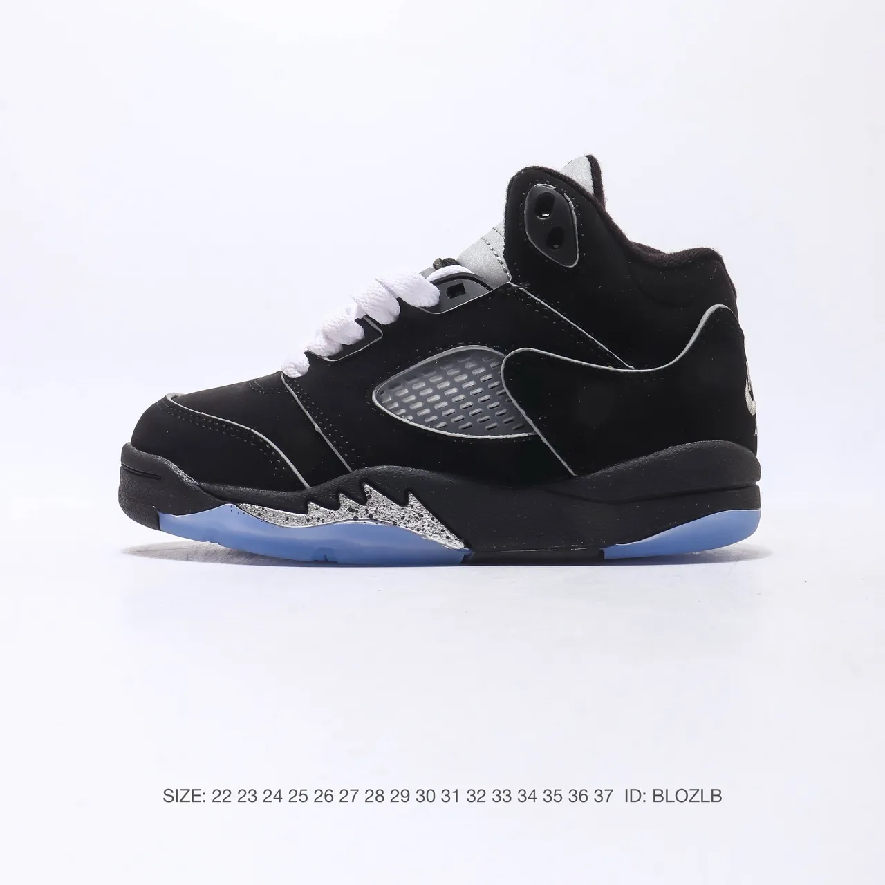 Air Jordan 5 White Red Black Blue Basketball Shoes 6