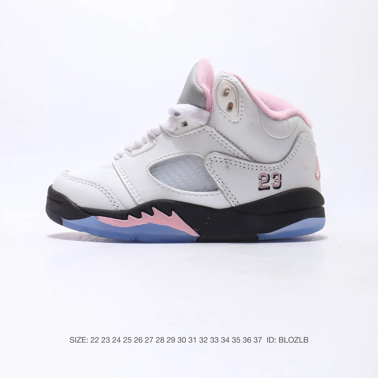 Air Jordan 5 White Red Black Blue Basketball Shoes 22