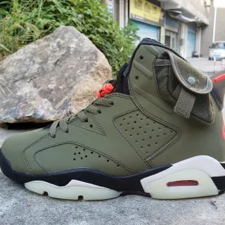 Zapatillas de baloncesto Air Jordan 6 Utility verde oliva