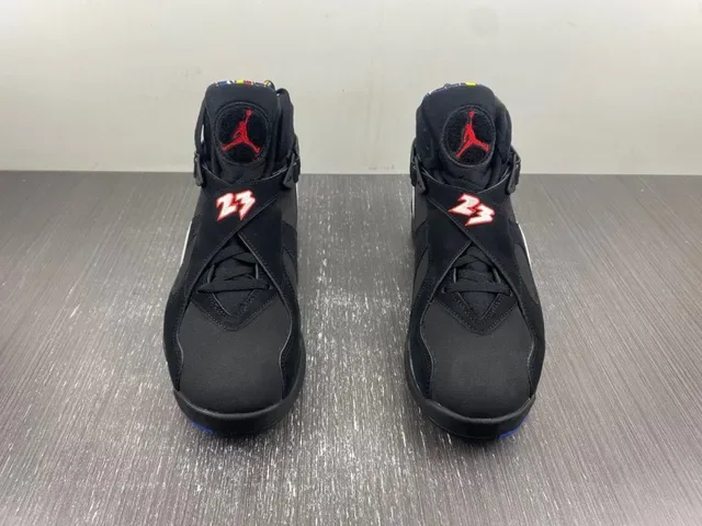 Air Jordan 8 কালো লাল নীল হলুদ বাস্কেটবল জুতো 3