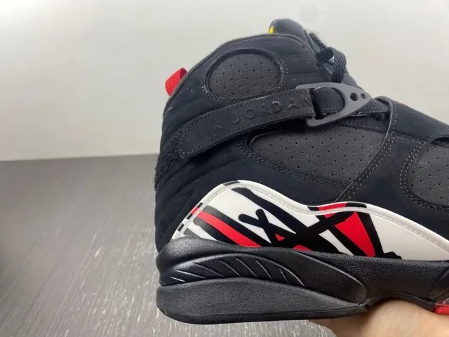 Air Jordan 8 কালো লাল নীল হলুদ বাস্কেটবল জুতো 5