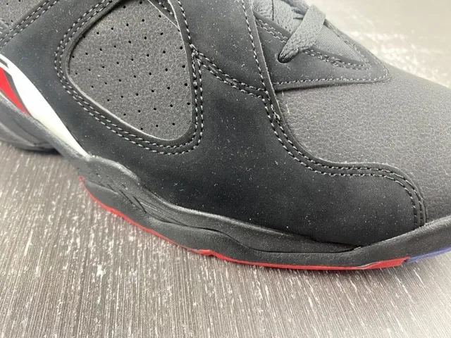 Air Jordan 8 কালো লাল নীল হলুদ বাস্কেটবল জুতো 6