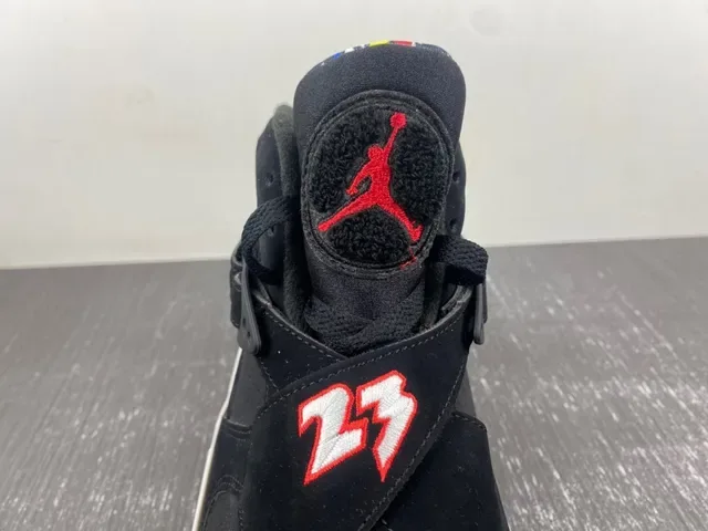 Air Jordan 8 কালো লাল নীল হলুদ বাস্কেটবল জুতো 9