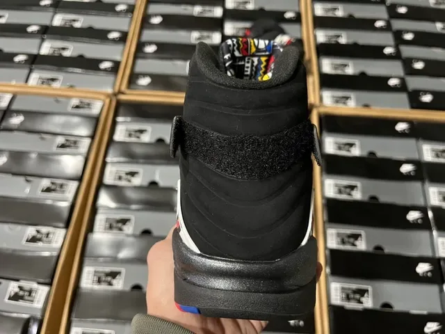Air Jordan 8 কালো লাল নীল হলুদ বাস্কেটবল জুতো 13