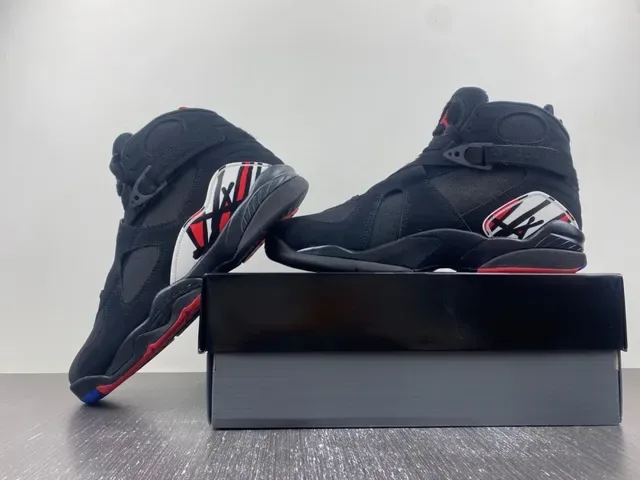Air Jordan 8 কালো লাল নীল হলুদ বাস্কেটবল জুতো 19