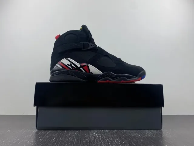 Air Jordan 8 কালো লাল নীল হলুদ বাস্কেটবল জুতো 21