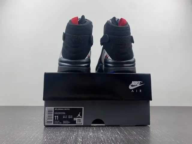 Air Jordan 8 কালো লাল নীল হলুদ বাস্কেটবল জুতো 22