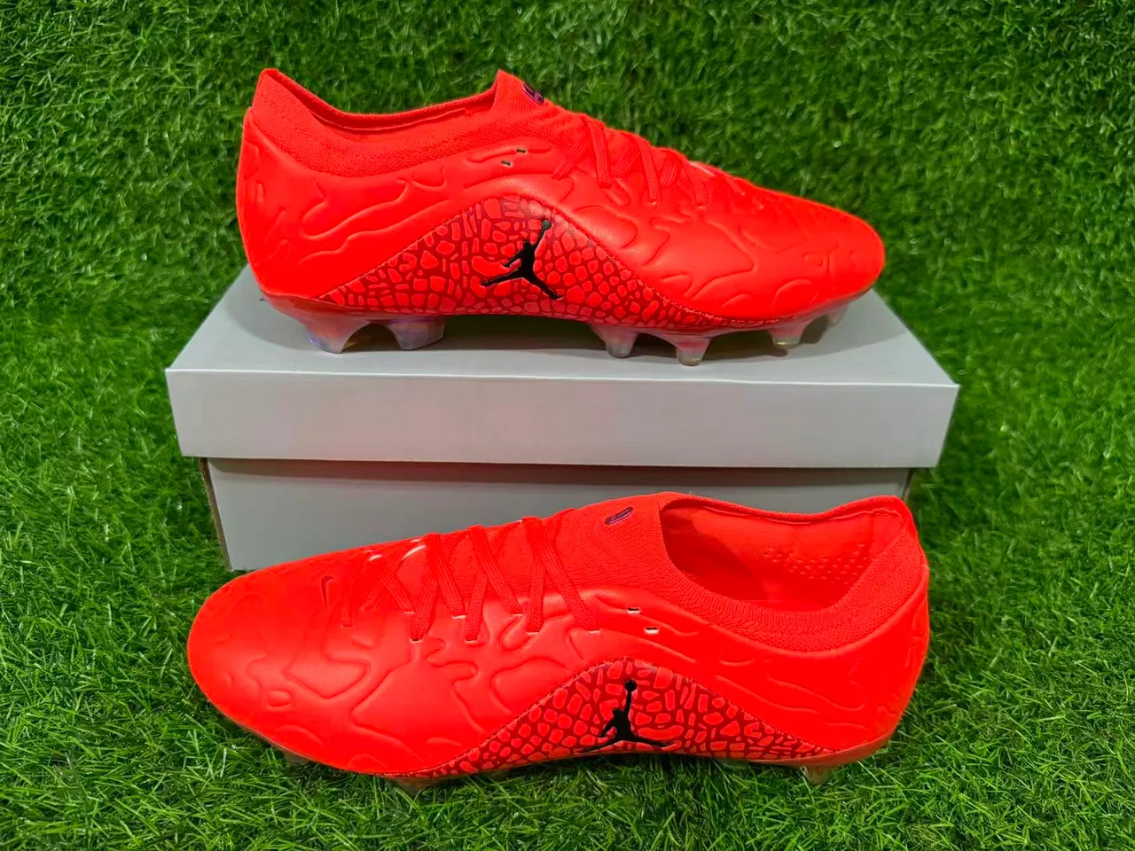 Air Jordan Phantom GT Orange Chaussures de Football Firm-Ground 8