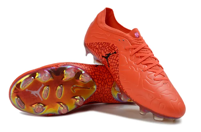 Air Jordan Phantom GT Orange Chaussures de Football Firm-Ground 12