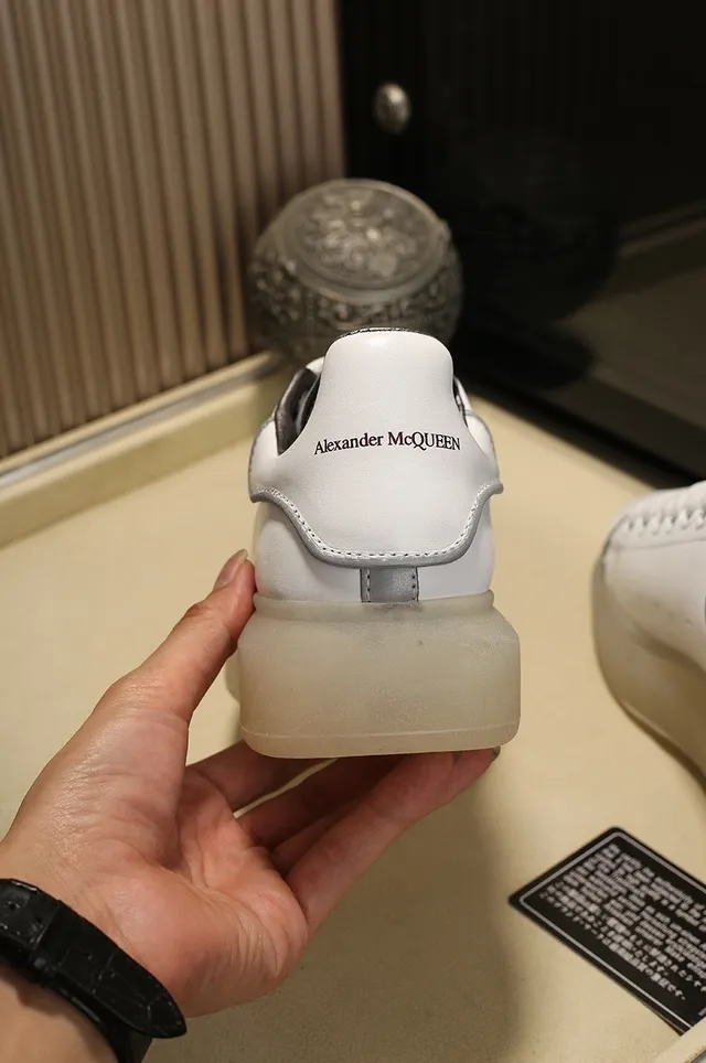 Alexander McQueen Oversized Sneaker White Translucent Sole Lifestyle Sneakers 3