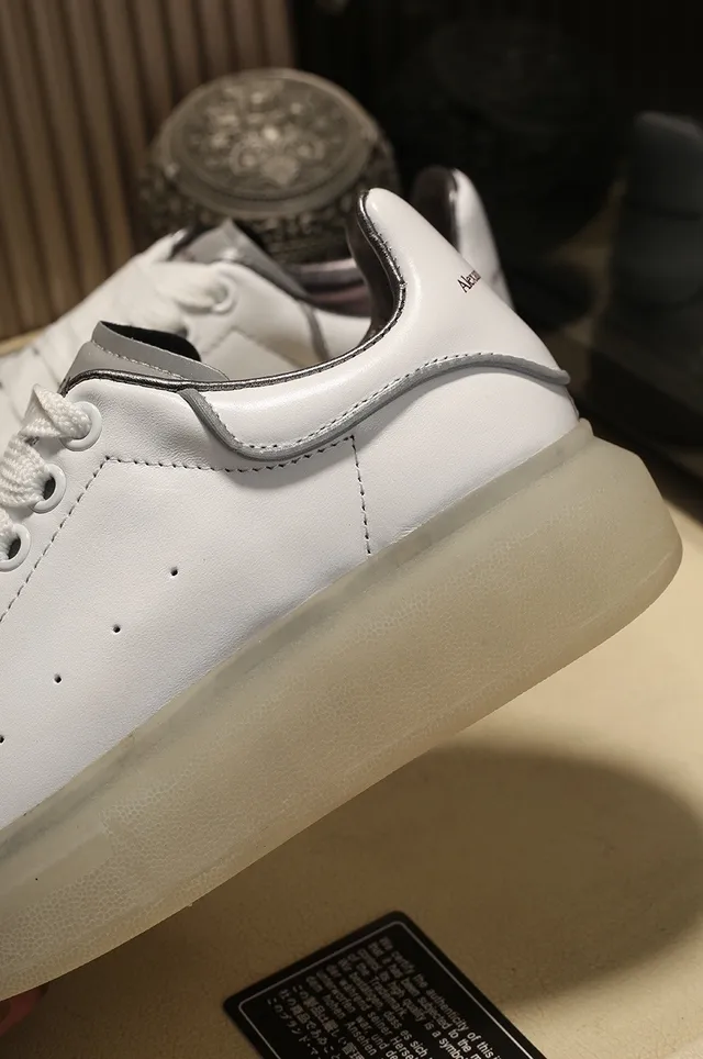 Alexander McQueen Oversized Sneaker White Translucent Sole Lifestyle Sneakers 4