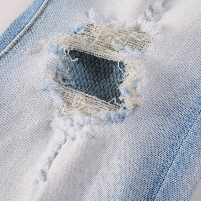 Amiri bleu distressed skinny fit jeans 8