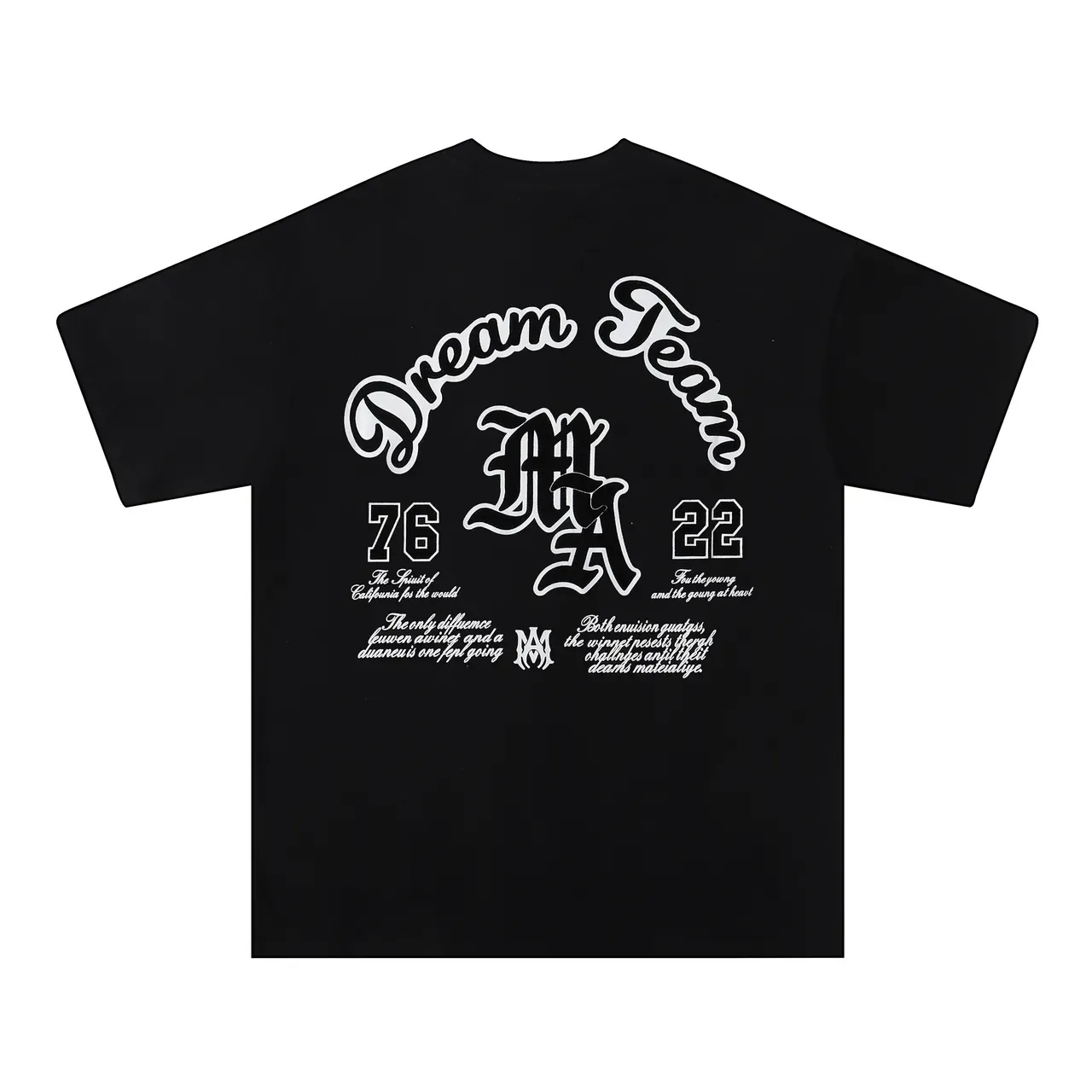 Amiri Dream Team Graphic Oversized T-Shirt 2