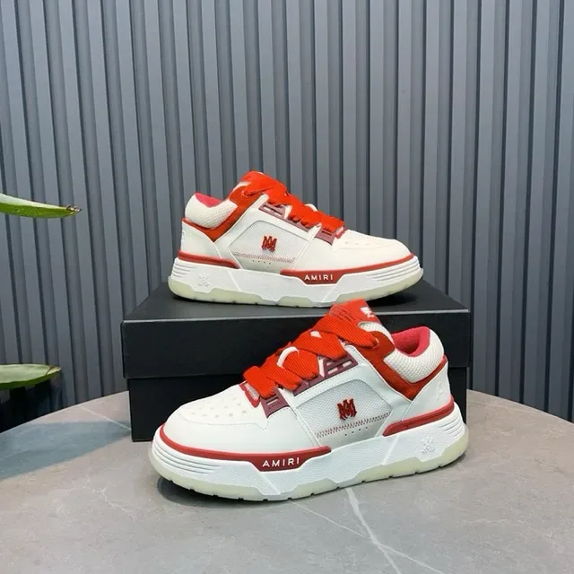 Amiri MA Court Blanco y Rojo Sneakers Lifestyle 3