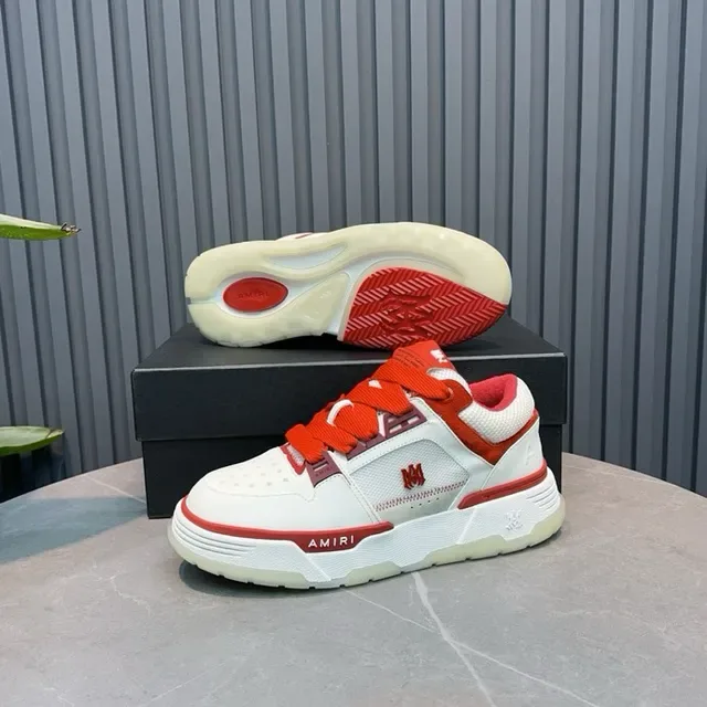 Amiri MA Court Blanco y Rojo Sneakers Lifestyle 4