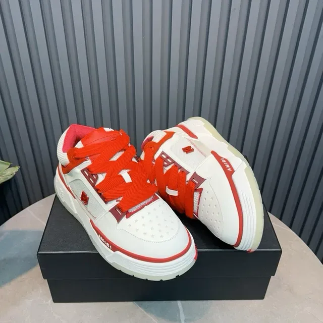 Amiri MA Court Blanco y Rojo Sneakers Lifestyle 6