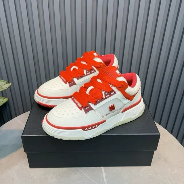 Amiri MA Court Blanco y Rojo Sneakers Lifestyle 7