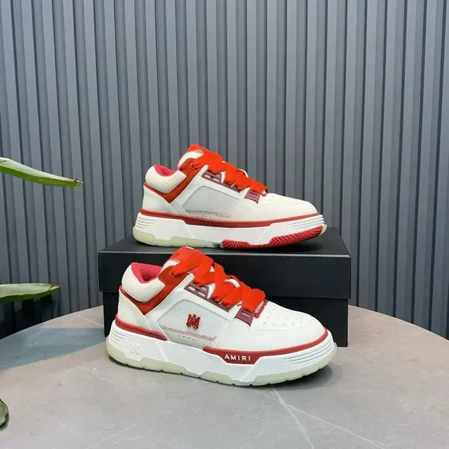 Amiri MA Court Blanco y Rojo Sneakers Lifestyle 8