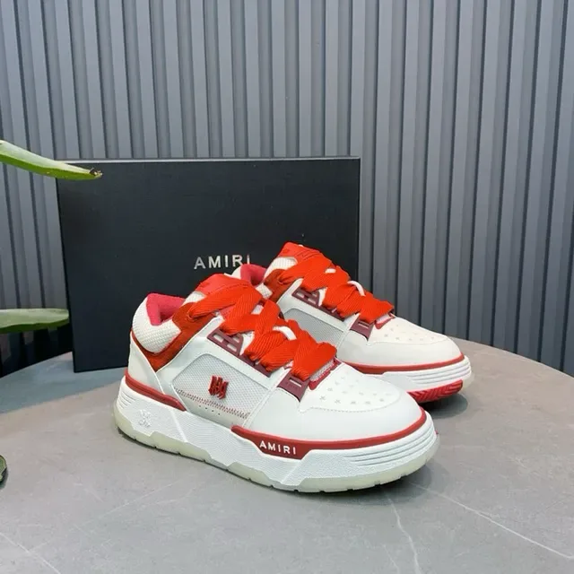 Amiri MA Court Blanco y Rojo Sneakers Lifestyle 9