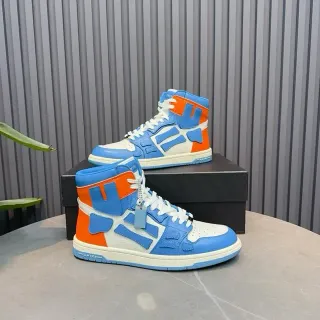 Amiri Skel Top High Zapatillas Lifestyle Azul Naranja Blanco