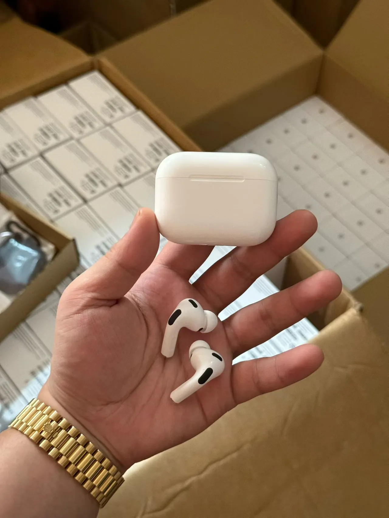 苹果 AirPods Pro 2 白色 茎式 硅胶耳塞 TWS 耳机 3