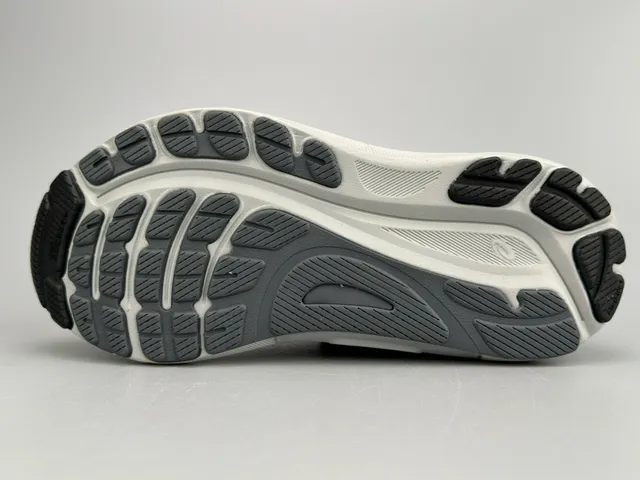 ASICS Gel-Kayano Gray White Engineered Mesh Upper Structured Synthetic Overlays Running Shoes 5