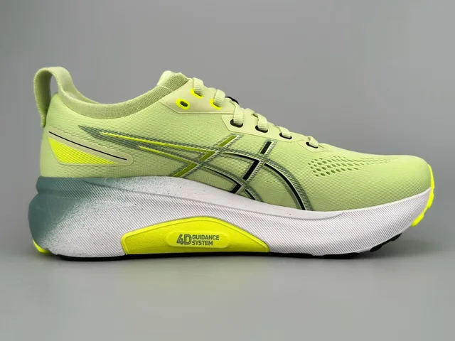 ASICS Gel-Kayano लाइम ग्रीन रनिंग जूते 9