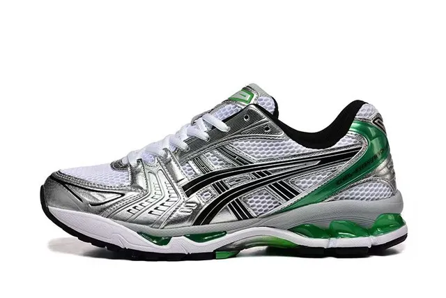 ASICS Gel-Kayano Chaussures de course Argent et Vert 2