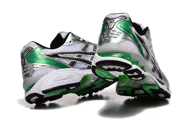 ASICS Gel-Kayano Chaussures de course Argent et Vert 5
