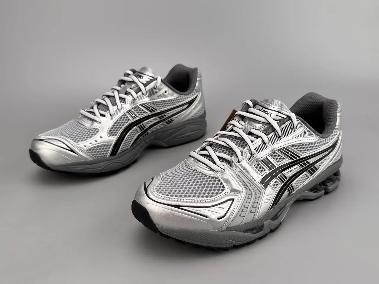 ASICS Gel-Kayano Prata Preto Cinza Tênis de corrida 5