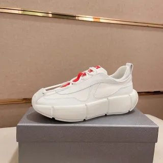 Balenciaga Defender White Red Chunky Sneakers