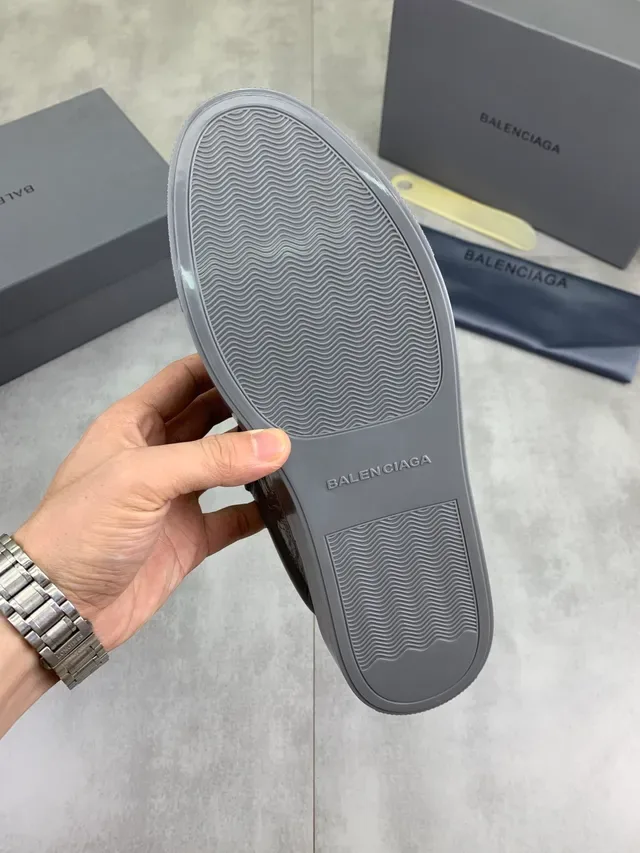 Balenciaga Le City धातवीय भूरा लाइफस्टाइल स्नीकर 2