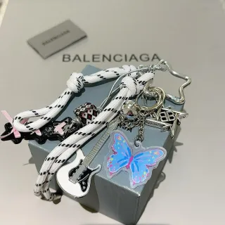 Balenciaga Multi-Charm Chaveiro de Corda Set Joias
