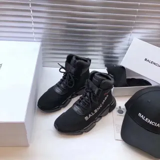 Balenciaga Runner Black High-Top Chunky Sneakers