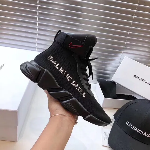 Balenciaga Runner Black High-Top Chunky Sneakers 3