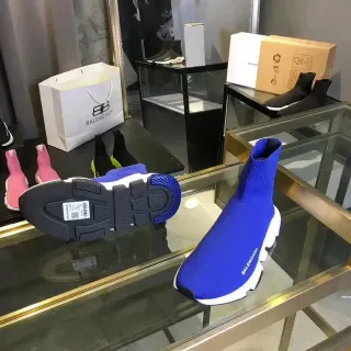 Balenciaga Speed Trainer Royal Blue White Black Lifestyle Sneakers