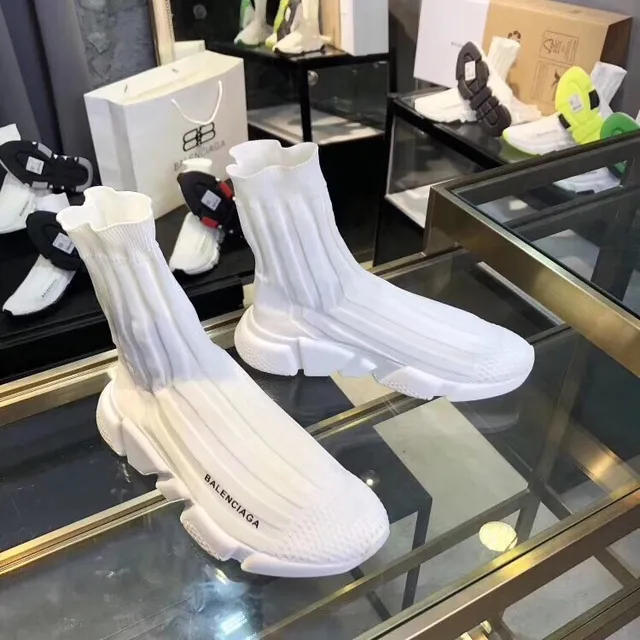 Balenciaga Speed Trainer sneakers chunky blanches 3